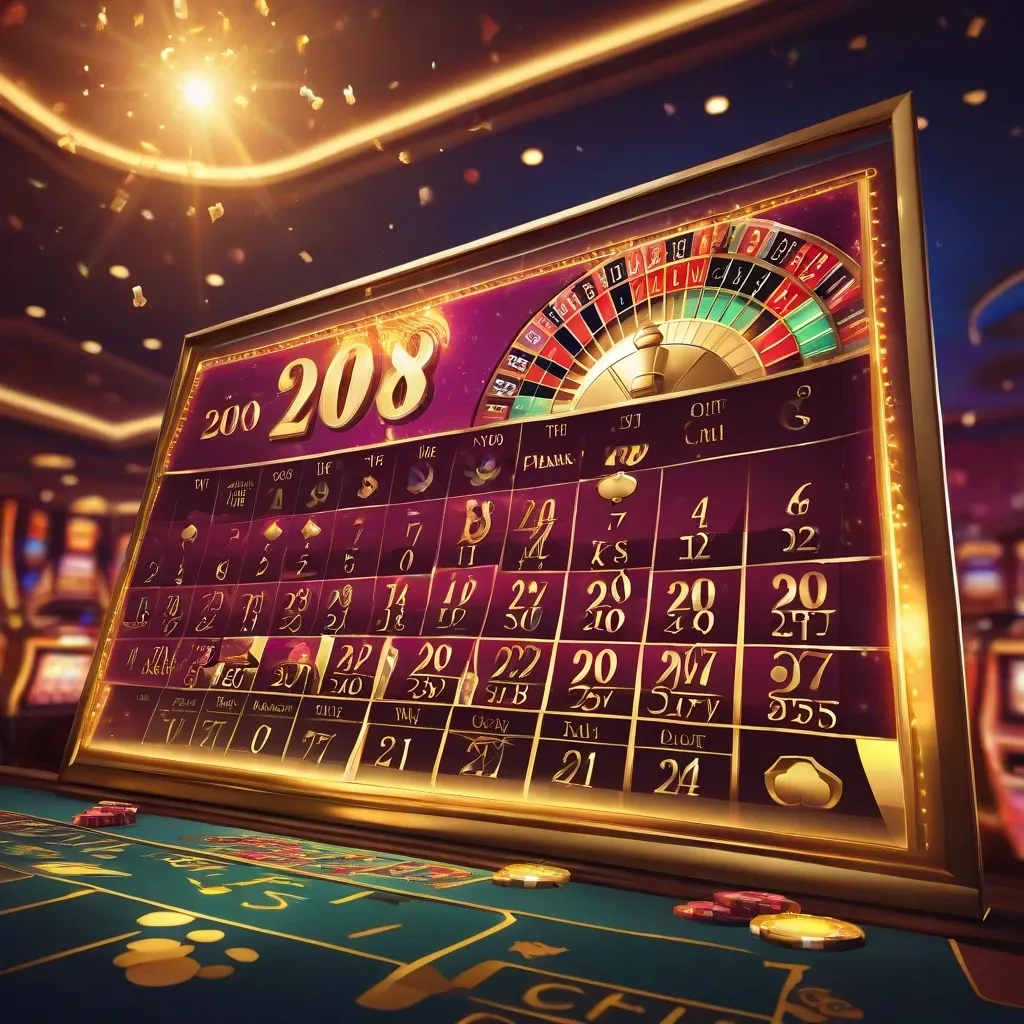 Casino Calendar Bloom